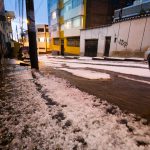 Hagel und Überschwemmung in Puno