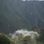 Machu Picchu im Nebel