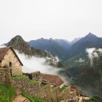 Lagerhäuser in Machu Picchu