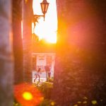 Ballspielen in der Abendsonne