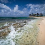 Man könnte meinen die ganze Insel besteht aus Strand