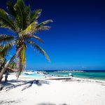 Strand auf Cozumel/Mexiko