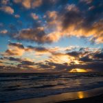 Sonnenuntergang am Strand von Geralton