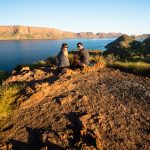 Wir zwei Hübschen am Lake Argyle