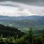 Blick vom Nationalpark in die Zivilisation