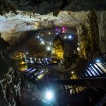 Erstmal musste man steil hinunter in der Paradise Cave