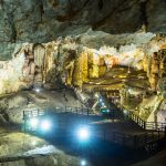 Riesige Halle am Eingang der Paradise Cave