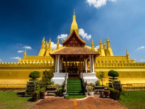 Goldene Pagode in Vientiane