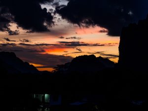 Sonnenuntergang in Vang Vieng