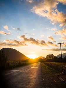 Sonnenuntergang in Vang Vieng