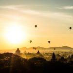 Sonnenaufgang in Bagan