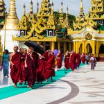 Tempel in Yangon/Myanmar