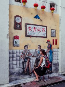 Auch in Ipoh gibt es Kunst