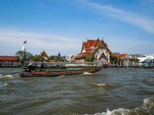 Boot fahren in Bangkok