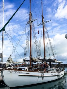 Unser Segelboot zu den Whitsunday Islands