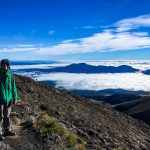 Abstieg beim Tongariro Treck