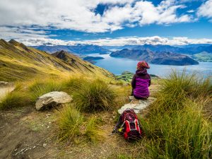 Traumhafte Aussicht auf dem Roys Peak