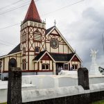 Kirche im Maori-Dorf