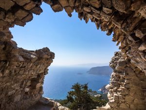 Blick von der Festung Monolithos