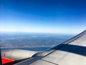 Anflug auf Rhodos