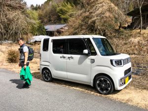 Typischer japanischer Campervan