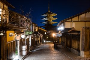 Kyoto bei Nacht