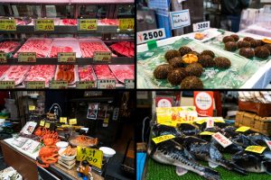 Impressionen Markt in Osaka